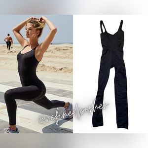 Free People Movement Good Karma Onesie Truest Black XS/S like new!